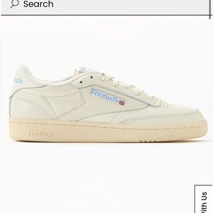 Brand New Reebok Club C 85 in Classic White/Denim Glow
